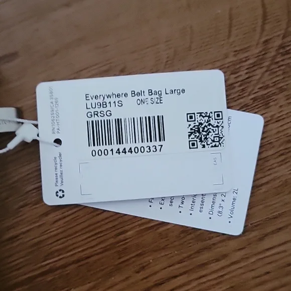 Final 1: NWT Lululemon Belt Bag Large - Picture 4 of 5